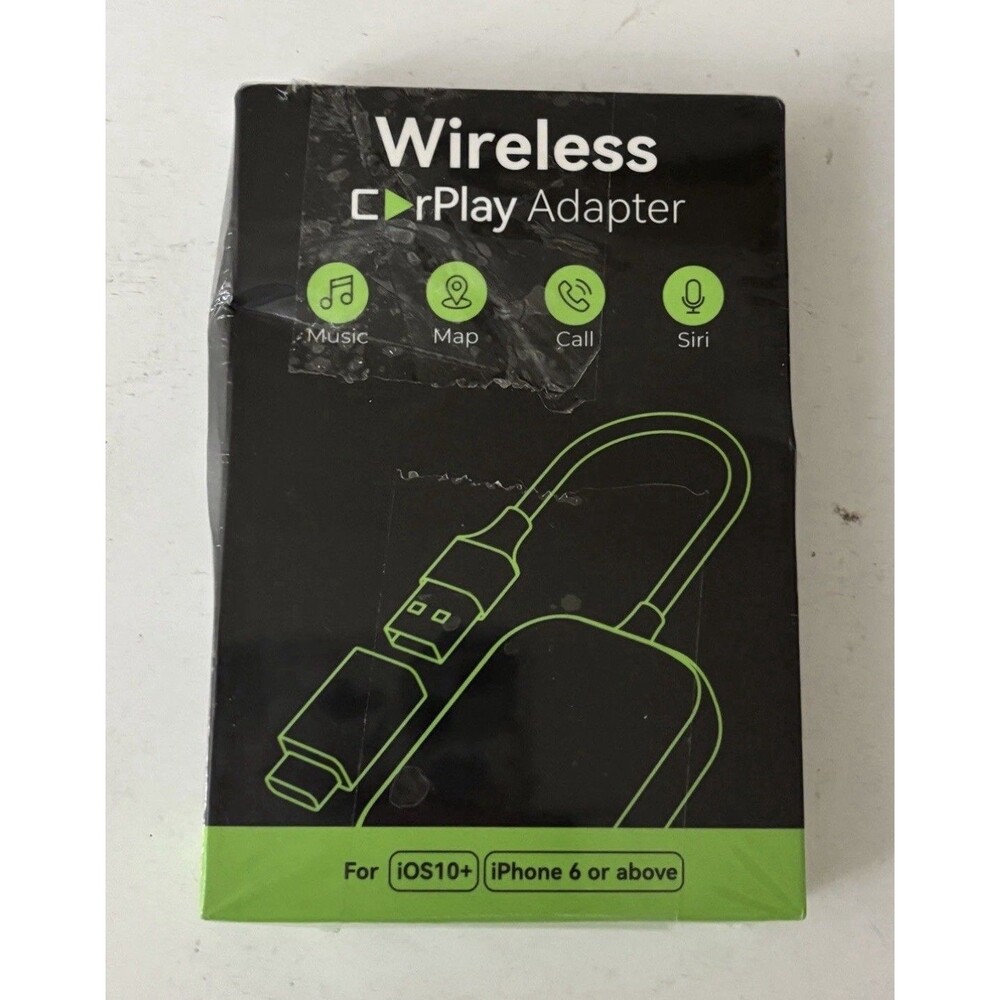 Wireless CarPlay Adapter for Apple iPhone, Converts Factory Wired CarPlay to
